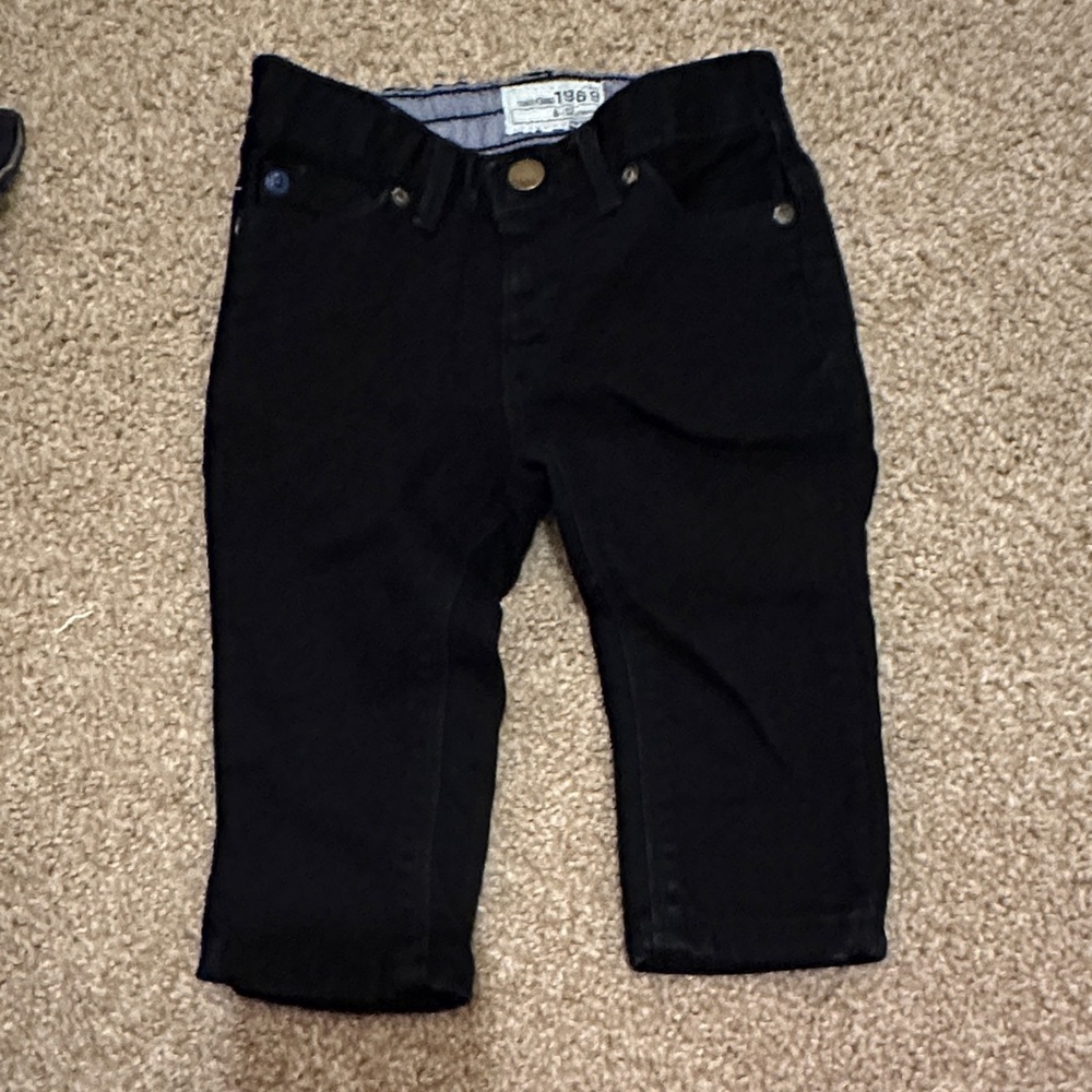6-12 month Skinny Dark wash  baby Jeans